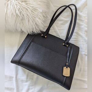 White House Black Market | Saffiano Leather Tote